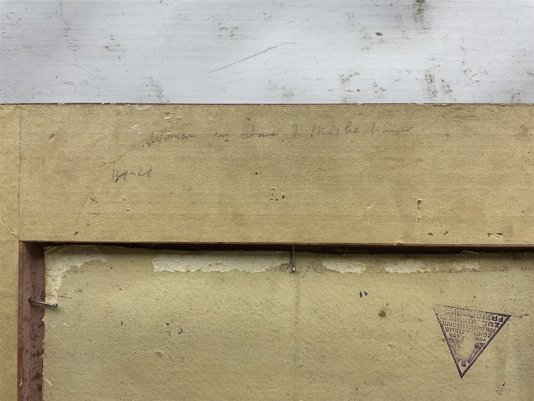 After Christian Adam‏ Landenberger (German 1862-1927): A Lady Lounging on her Chair, oil on board unsigned, indistinctly inscribed verso 34cm x 27cm 