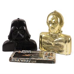 Two 1980s Kenner Star Wars action figure collector's cases, including Return of the Jedi C...