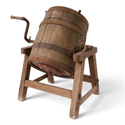 Butter churn on stand by Hathaway, H62cm