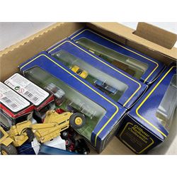 Collection of die-cast models including thirty-three K H Norton vehicles, Action City Fast Wheels, Gilbow Railway Collection, Matchbox Presents 'The Circus Comes to Town', loose models etc in two boxes