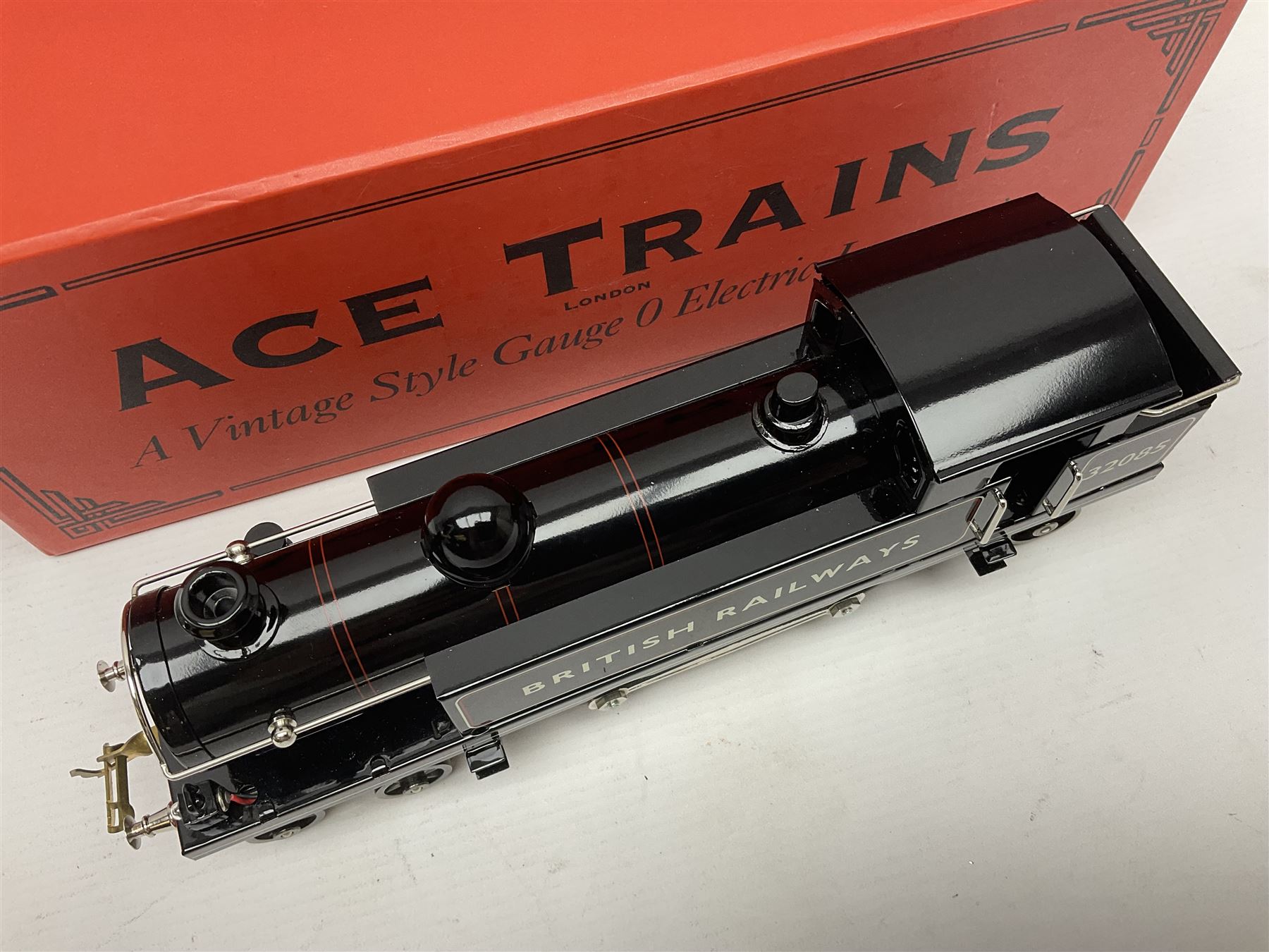 Ace Trains '0' gauge - E/2BR 4-4-4 tank locomotive No.32085 in BR black; boxed with original packaging