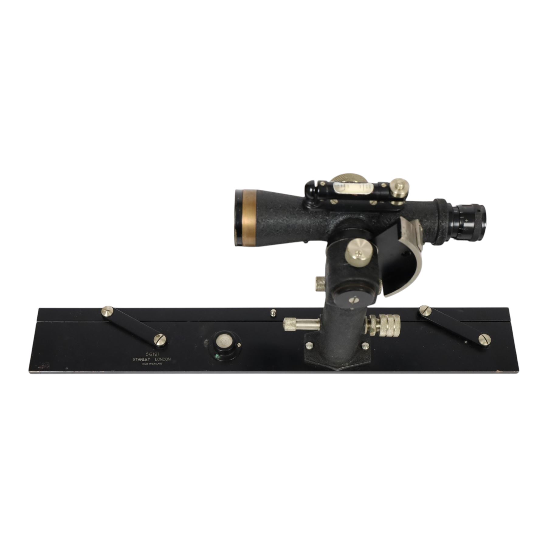 Two theodolites, comprisig E.R Watts & Son example no. 21197 and a Stanley example no. 56191, both boxed