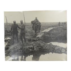 WWII British army fuel heater, the covered marked 1943 13 MB, together with Mark I military issued compass, together with two WWI leather belt cases, two swagger sticks and military ephemera   