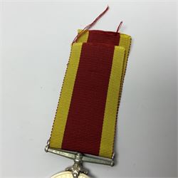 Victoria China War Medal 1900 awarded to J.T. Tosh A.B. H.M.S. Bonaventure; with ribbon