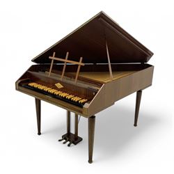 William de Blaise of London- mid 20th century Cembalo Traverso one manual Harpsichord in a...
