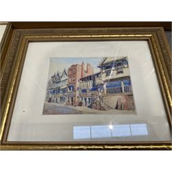 Collection of oil paintings and watercolours, artists including Geoffrey H Poole, Thomas Monro, Paul Marny, Robert Clarkson of Scarborough, classical watercolour, etc (16)
