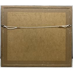 Cecil Arthur Hunt RWS RBA (British 1873-1965): 'Zermatt from the Matterhorn - Switzerland', watercolour signed and titled 25cm x 34cm