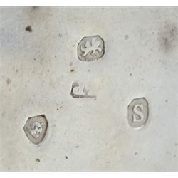 William IV English lever fusee pocket watch by John Morse, Malmesbury, No. 969, round pillars, engraved balance cock decorated with a mask and diamond endstone, white enamel dial with Roman numerals and subsidiary seconds dial, case makers mark J.P, London 1833 