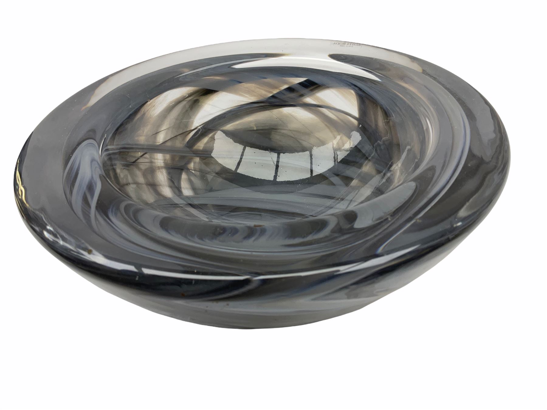 Kosta Boda glass bowl Atoll by Anna Ehrner, D22cm, with box 
