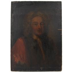 English School (Late 18th/Early 19th Century): Portrait of a Gentleman in a Powdered Wig, ...