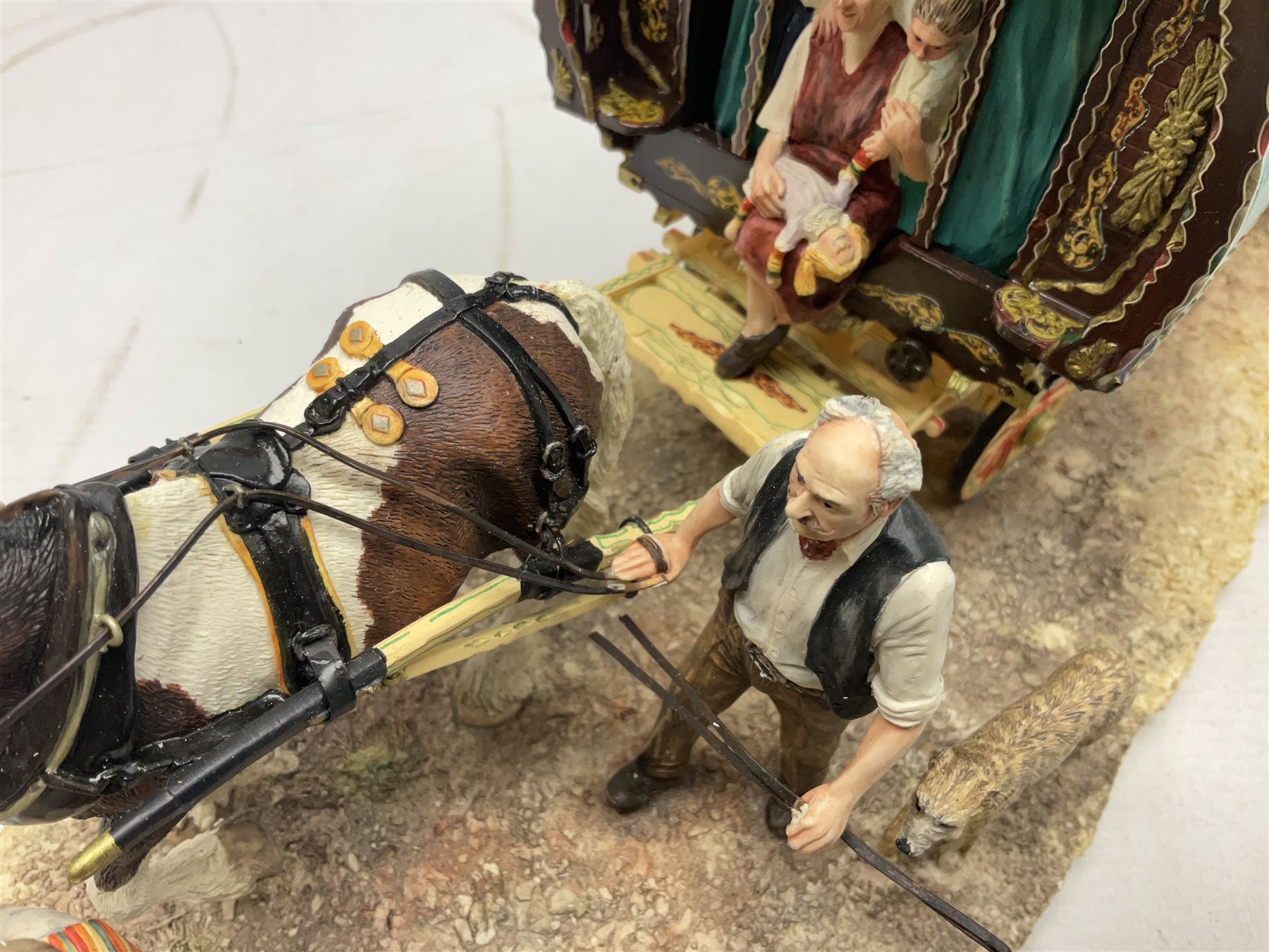 BORDER FINE ARTS 馬と騎手の置物 Vintage Border Fine Arts Horse