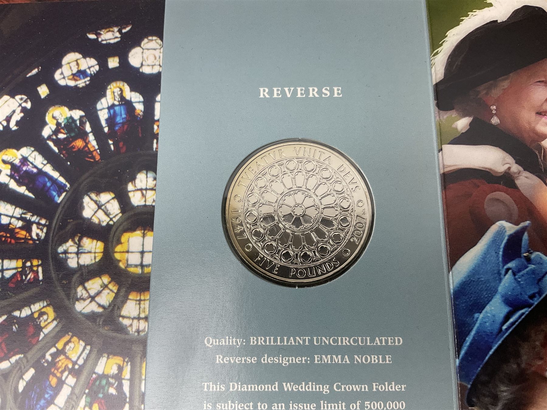 Coins and stamps, including The Royal Mint Great Britain 1970 coin set in plastic holder, 2006 'Brunel' coin cover containing two commemorative two pound coins, Alderney 2006 sterling silver proof five pounds, two 2007 five pound coins in card folders, two limited edition mint first class stamp sheets each comprised of ten first class stamps, various first day covers many with special postmarks housed in 'Royal Mail' boxes etc