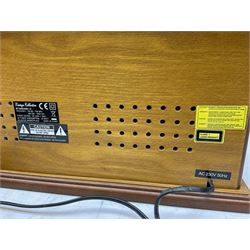 Vintage Collection Gramophone, model MT-GA05, record CD tape player AM/FM radio, W47cm H24cm 