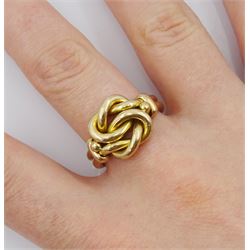 Early 20th century 9ct gold knot ring, London 1926