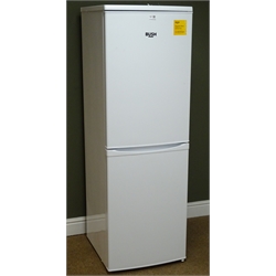  Bush M50152FFW fridge freezer, W50cm, H153cm, D56cm (This item is PAT tested - 5 day warranty from date of sale)  