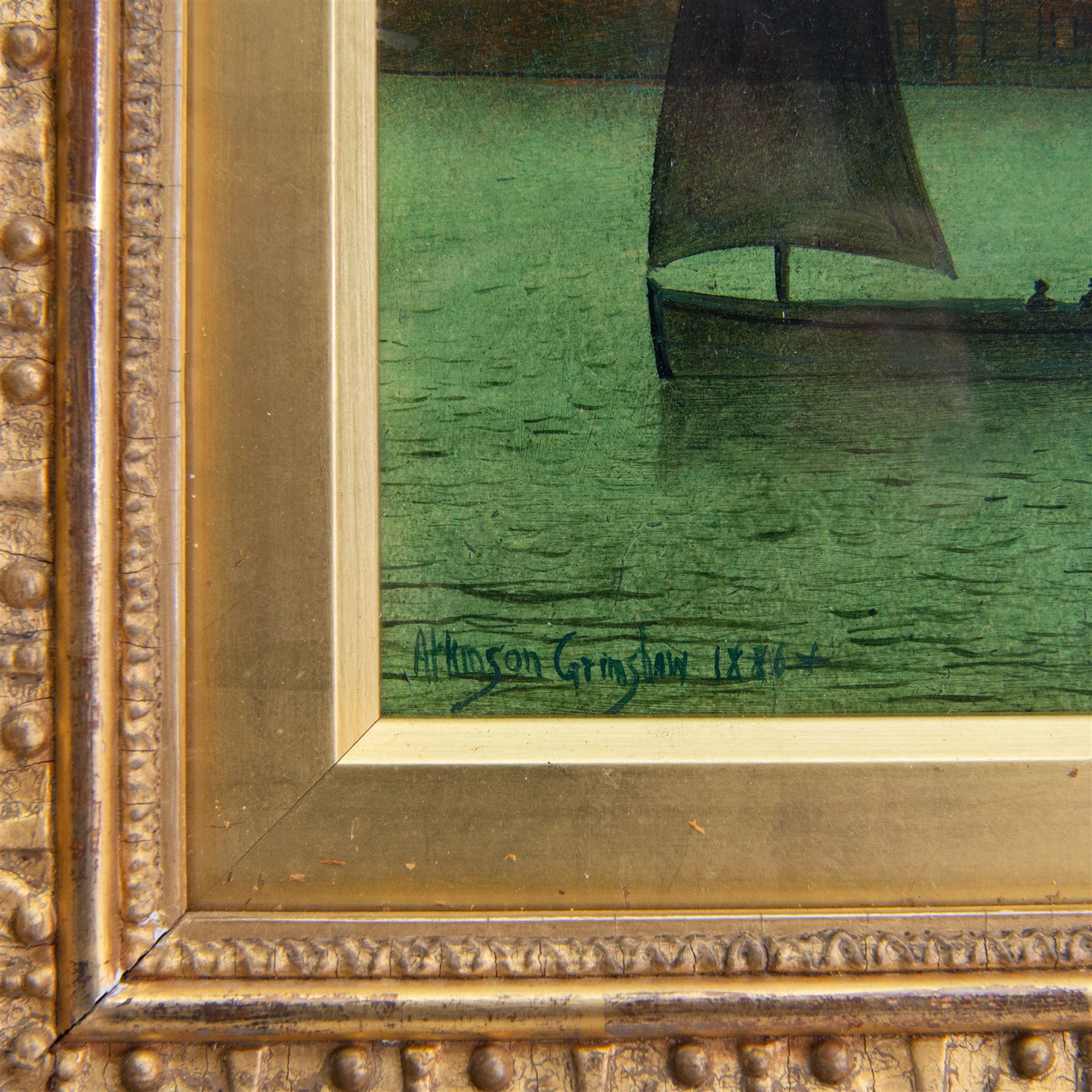 John Atkinson Grimshaw (British 1836-1893): Whitby from Scotch Head, oil on board signed and dated 1886+, 24cm x 37.5cm 
Provenance: private collection, purchased David Duggleby Ltd 8th December 2014 Lot 75; David Duggleby Whitby 14th September 2004 Lot 249; Phillips Leeds 16th November 1999 Lot 321. Sold together with a copy of the Phillips catalogue, which reads: 
