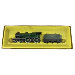 Hornby '00' gauge - Class L1 4-4-0 locomotive Southern 1757, boxed; Class N2 0-6-2 Tank locomotive No.69561 with additional body; unboxed; and Devon Belle Pullman Observation Car, boxed; quantity of track; and six wagons by various makers including Wrenn, Trackmaster etc (one boxed)