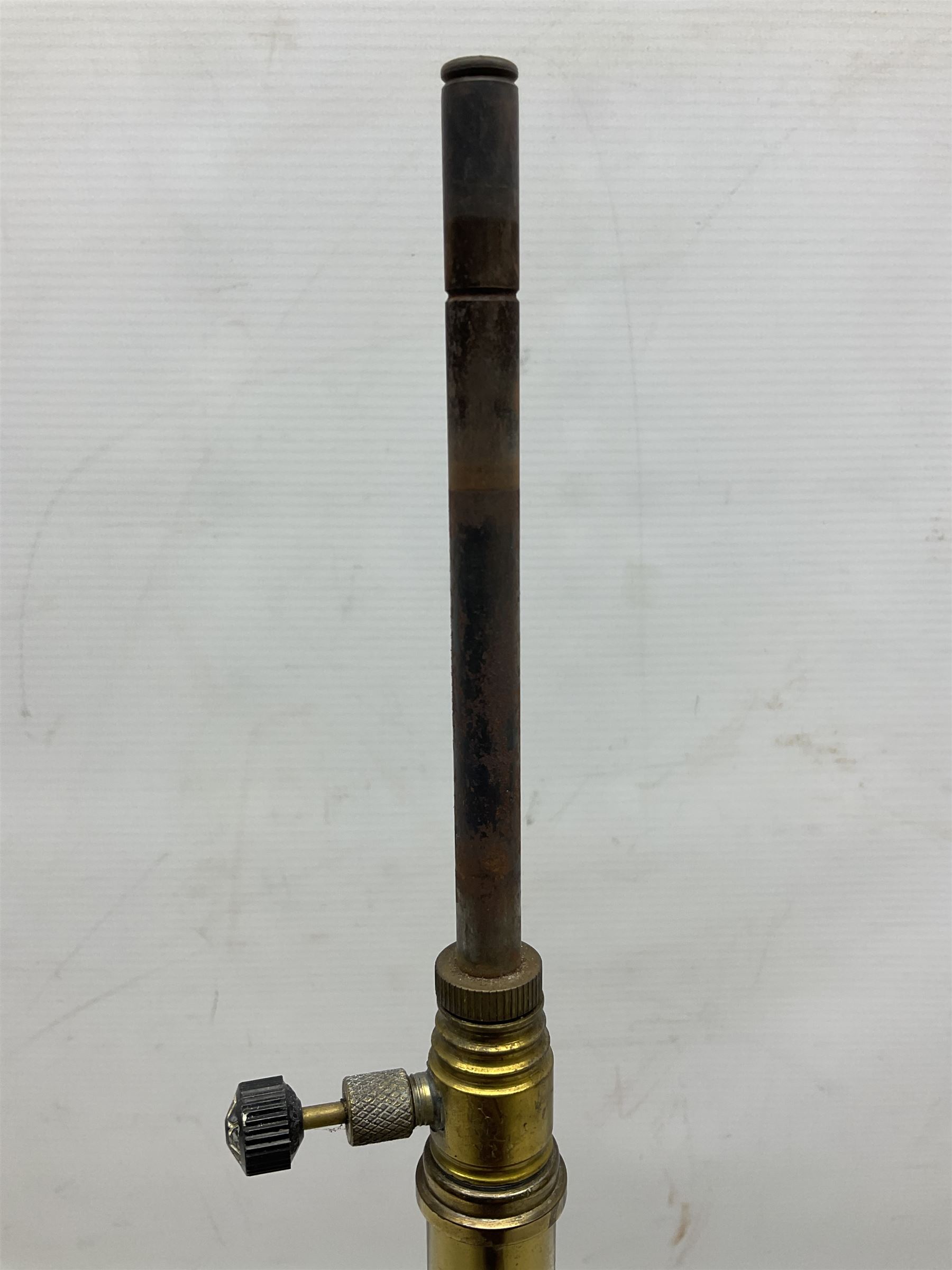 Mid century Tilley Table Model parffin lamp, with Tilley Durosil 182 glass globe shade, H53cm