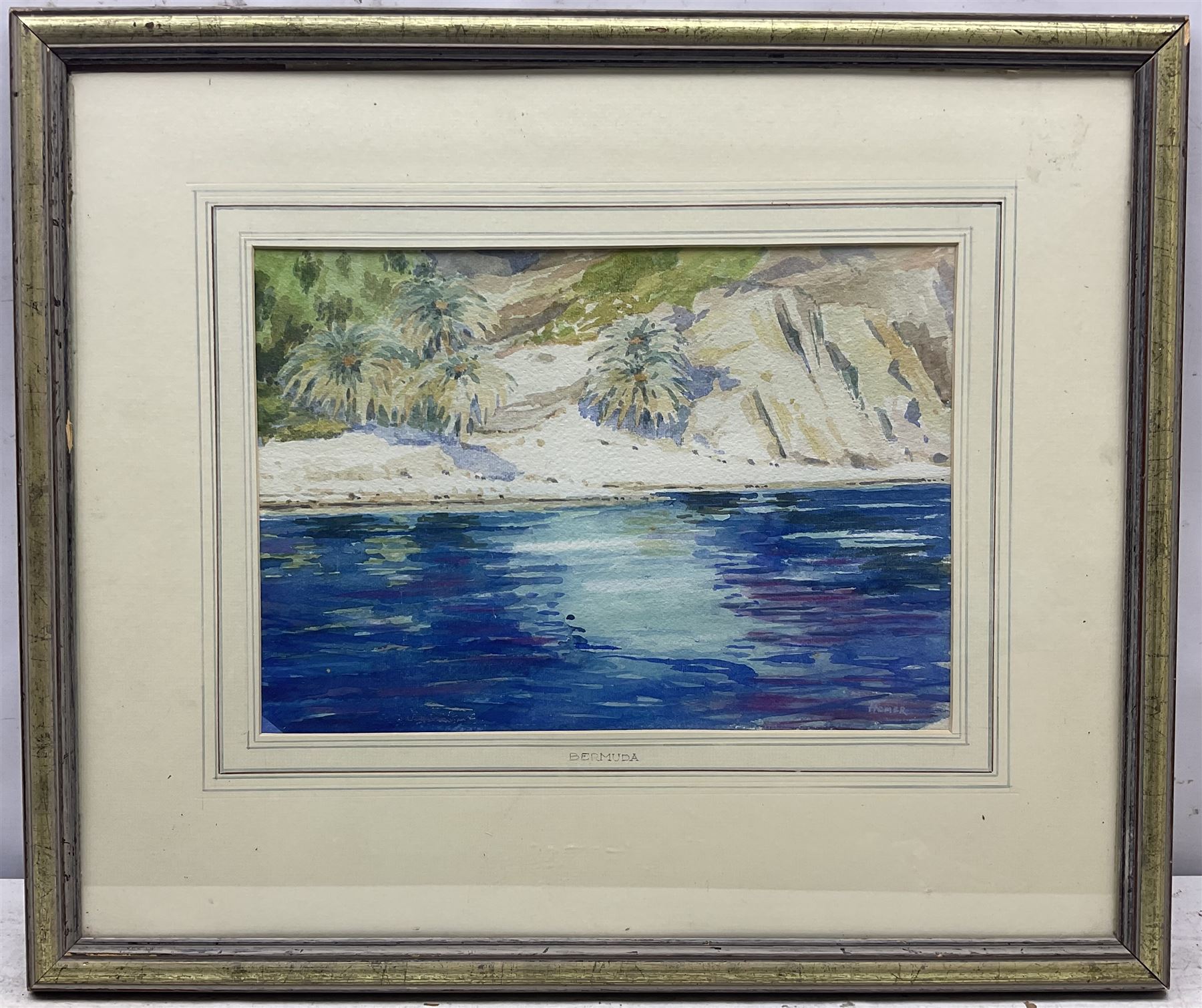 Attrib. Winslow Homer (American 1836-1910): 'Bermuda', watercolour signed 26cm x 38cm
