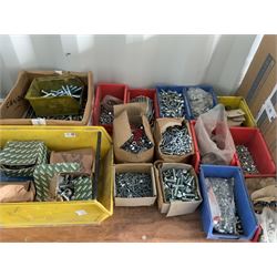 Quantity of unused nuts and bolts - THIS LOT IS TO BE COLLECTED BY APPOINTMENT FROM DUGGLEBY STORAGE, GREAT HILL, EASTFIELD, SCARBOROUGH, YO11 3TX