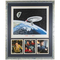 Limited edition Star Wars print 'The Voyage Begins' by Stewart Robinson numbered 516/1701,...