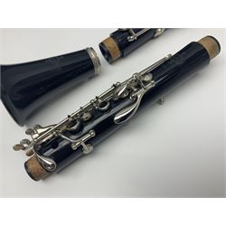 Buffet Crampon B12 five-piece clarinet, serial no.477273; in fitted case
