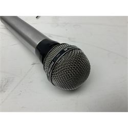Six vintage Reslo microphones