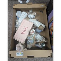 Collection of Nao figures, including boxed examples, in two boxes