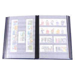 Queen Elizabeth II mint decimal stamps in one folder, face value of usable postage approximately 680 GBP