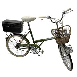Vintage Raleigh shopper bike with basket 