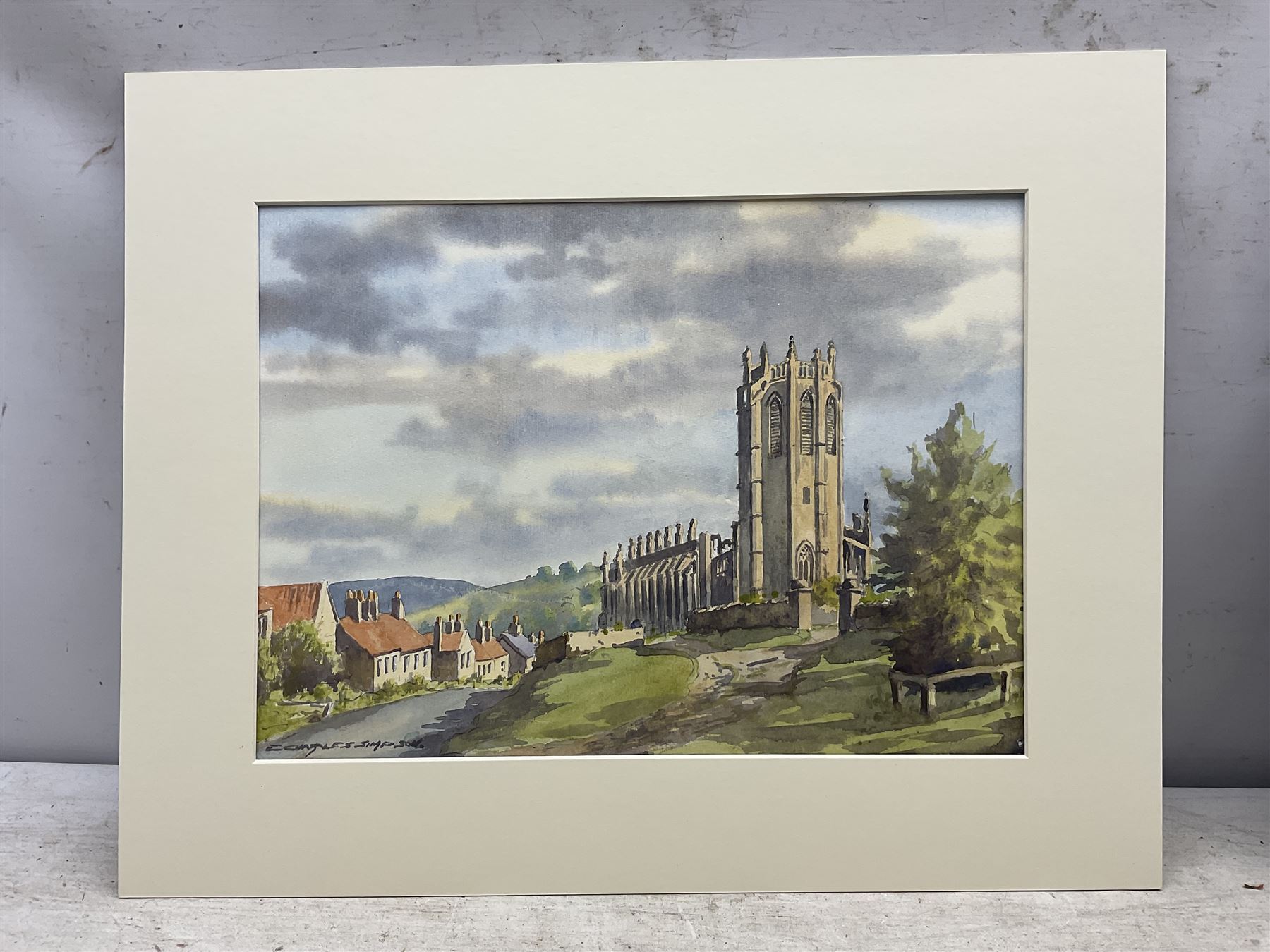 Ernest Charles Simpson (British 1915-2007): Landscapes and Still Life, six watercolours signed, many titled verso 27cm x 37cm (6)