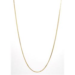 18ct gold foxlink chain necklace, stamped 750