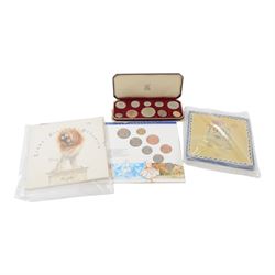 Queen Elizabeth II 1953 proof ten coin set, crown to farthing, in original case and box, a...