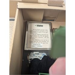 Brooke barometer, Hull pay phone sign, inkwell, Churchill coin, etc 