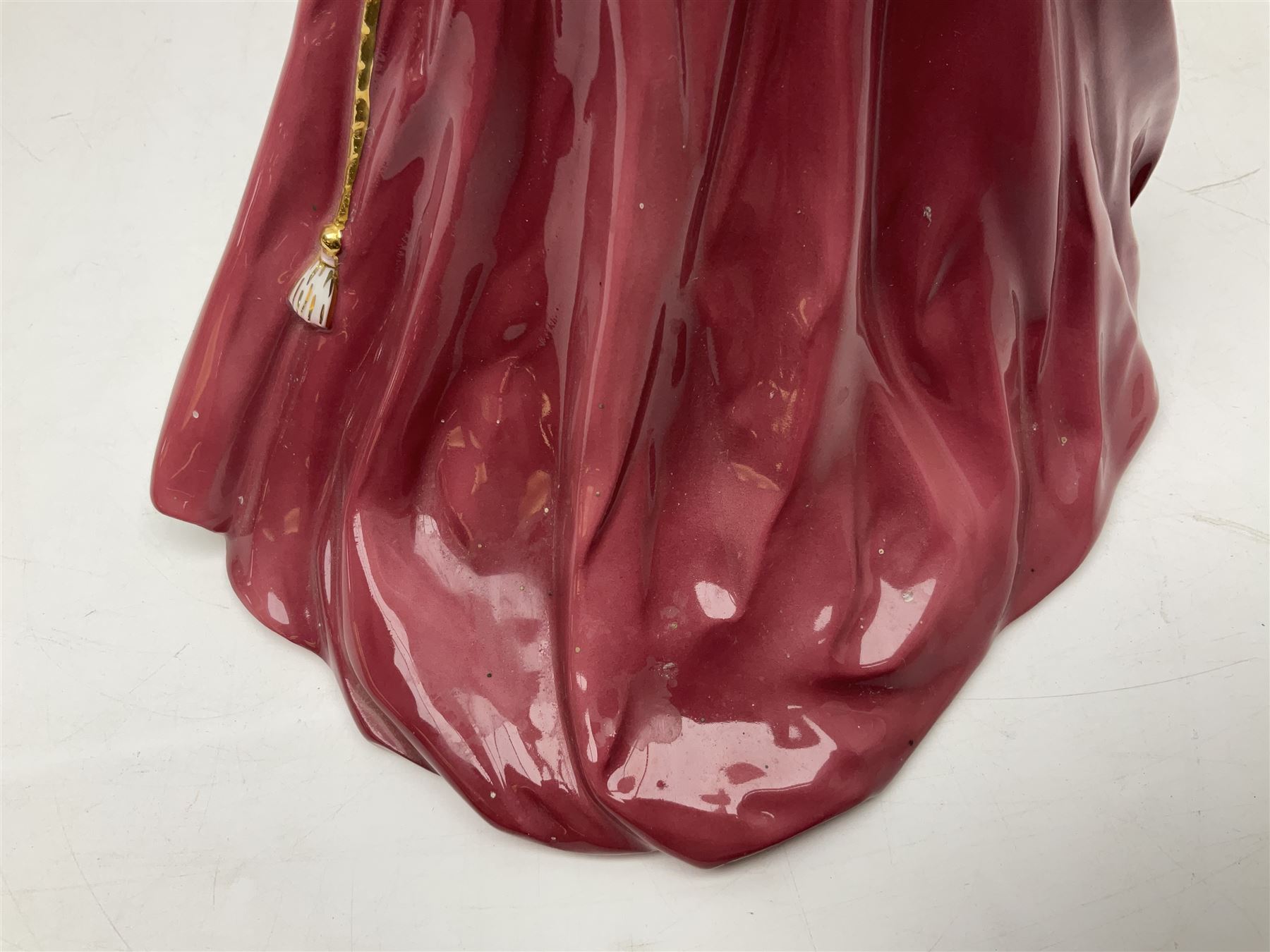 Coalport figure, An Evening at the Opera; Sara, designed by David Emanuel, limited edition 290/7,500, with certificate of authentication, H26cm