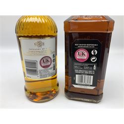Jack Daniels, Old no.7 Tennessee sour mash whisky, 1L, 40% vol, Southern Comfort, liqueur with whisky, 70cl, 35% vol (2)