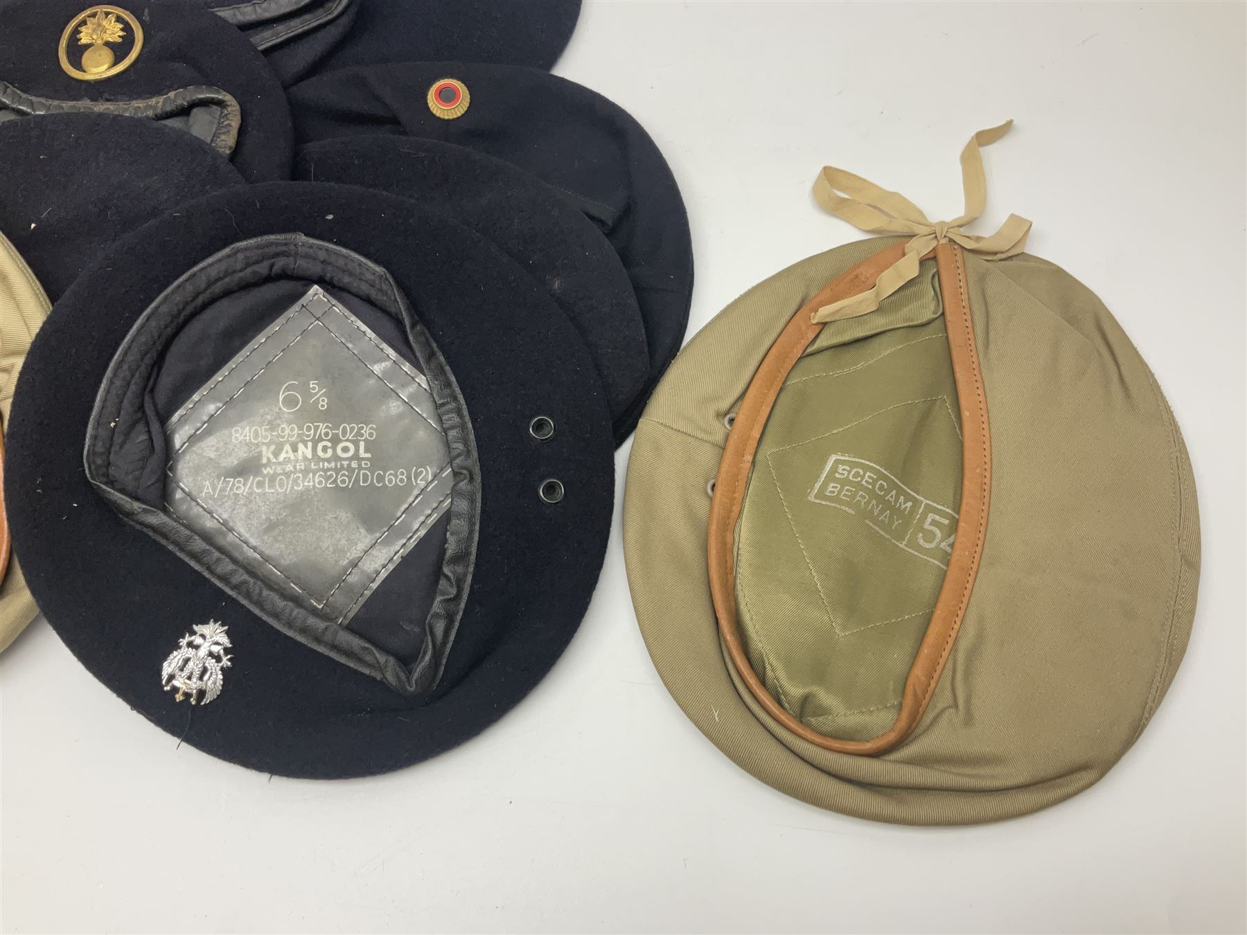 WW2 RAOC field service side cap; and sixteen other predominantly post ...