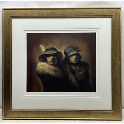 Hamish Blakely (British 1968-): 'Ladies Who Lunch', limited edition giclée print signed and numbered in pen, pub. 2006, 45cm x 51cm