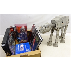  Star Wars Collectables - AT-AT Walker, Revenge of the Sith General Grievous boxed figure, Lego AT-ST Walker 75153, appears unopened, The Star Wars Vault - Thirty Years of Treasures from the Lucasfilm Archives, hardback book with cover, other hardback books and Sketchbooks   