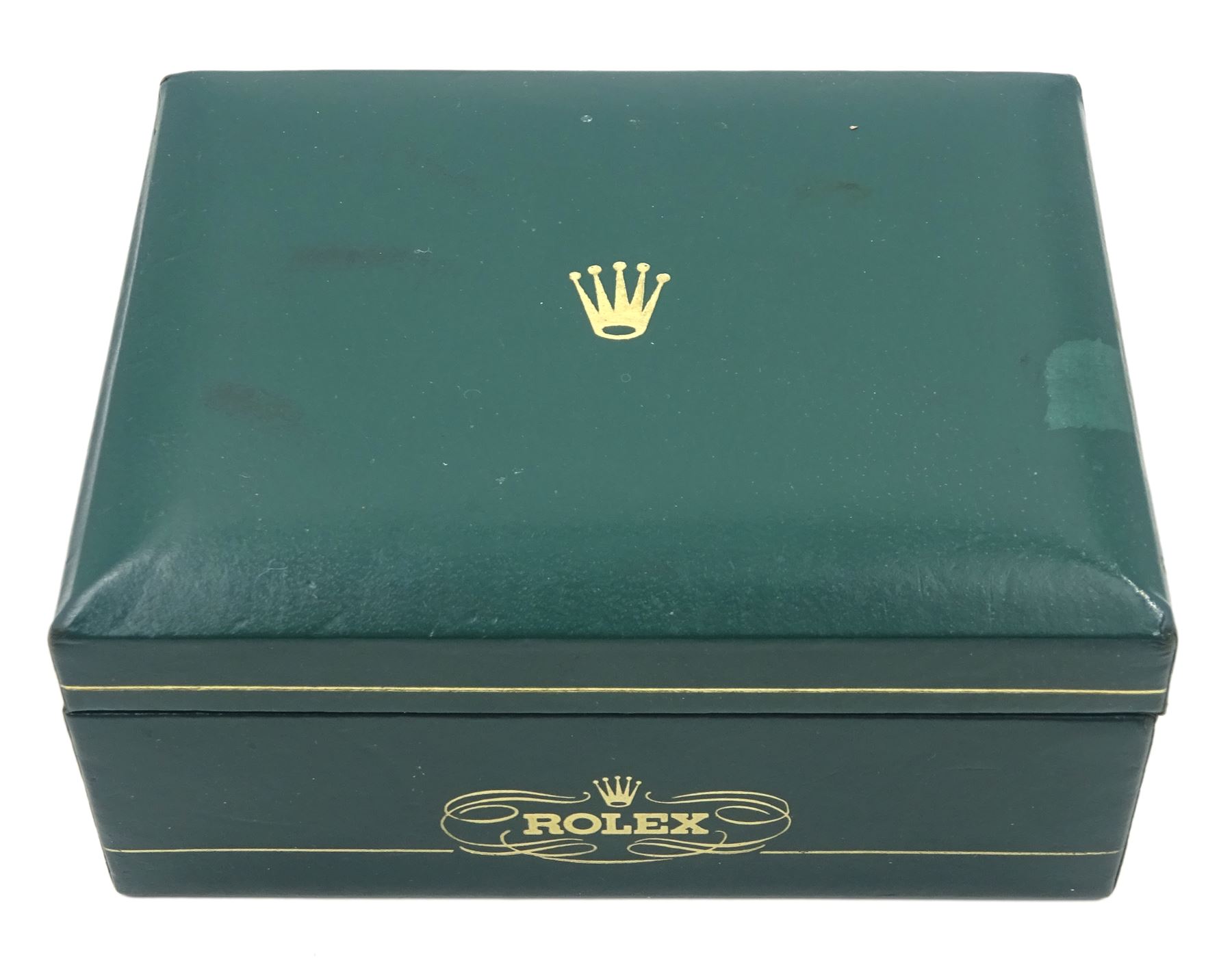 Rolex Oyster Perpetual Air King Super Precision gentleman's stainless steel automatic wristwatch, Ref. 5500, serial No. 868015, on expanding Oyster bracelet No. 874089, boxed