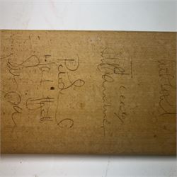 Cricket memorabilia: signed cricket bat from John Childs Benefit year 1994, and two framed England cricket shirts both with signatures, largest frame H95cm