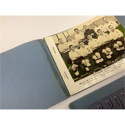 Football - five (ex.6) 'Sport Team Picture Books' published in 1949 by Sport magazine, each book containing six football team picture cards including Spurs, Everton, Leeds, Man City, Hull etc; other footballing ephemera including two books; quantity of photographs of film stars, cigarette cards etc
