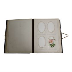 Two Victorian photograph albums, containing a collection of full and portrait Cartes de Visite, photographs and other ephemera