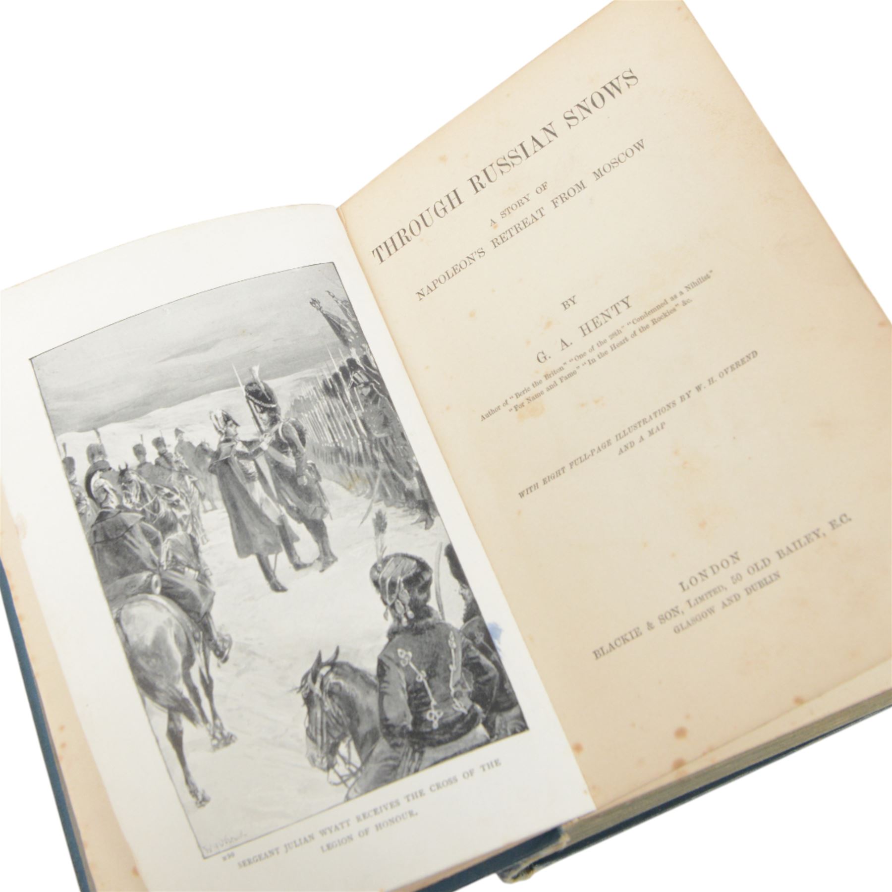Five Napoleonic books, Napoleon Soldier and Emperor, Napoleon at Bay 1814, Napoleon, Memoirs of Napoleon and Through Russian Snows
