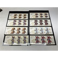 Queen Elizabeth II mint decimal stamps, all being London 2012 Olympic games 1st class, face value approximately 165 GBP