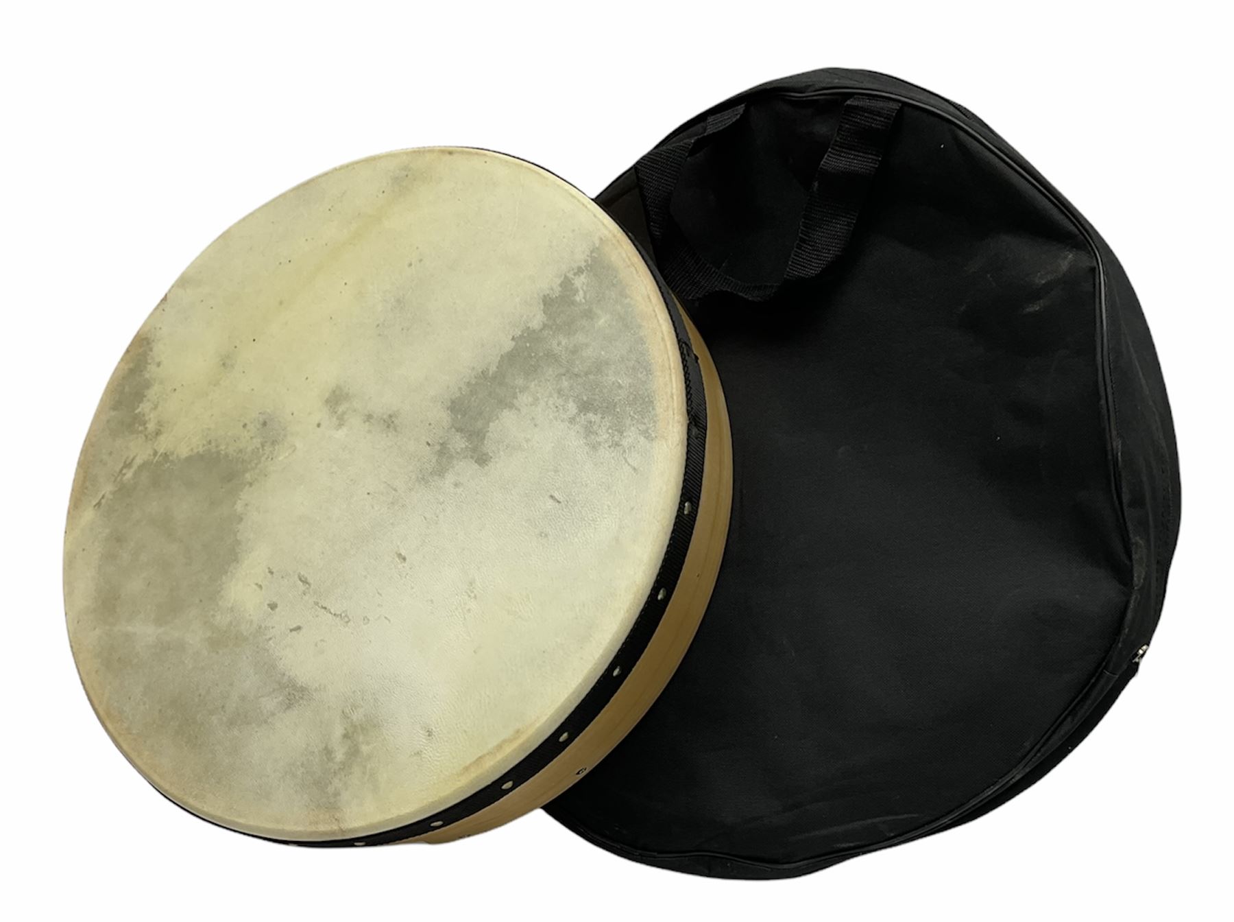 Irish Bodhran, in soft carrying case, D45cm