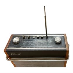 Hacker Hunter radio, MC.600 music centre and a pair of Hacker speakers 