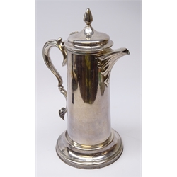  Victorian silver-plated communion flagon by James Dixon & Sons H38cm   