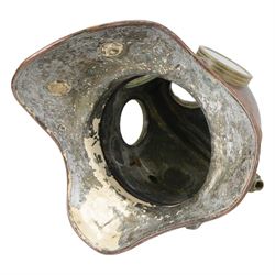 19th century Franz Clouth three bolt copper and brass diving helmet, inscribed 'Franz Clouth Kncinische Gummiwaarenfabrik m b H COLN NIPPES', matching numbers T A 7 on top and corselet rims, with handmade wooden stand, together with a reference book 'Diving Helmets' by Anthony Pardoe, which features the helmet on pages 146 and 147, helmet W42cm, H40cm, H50cm
