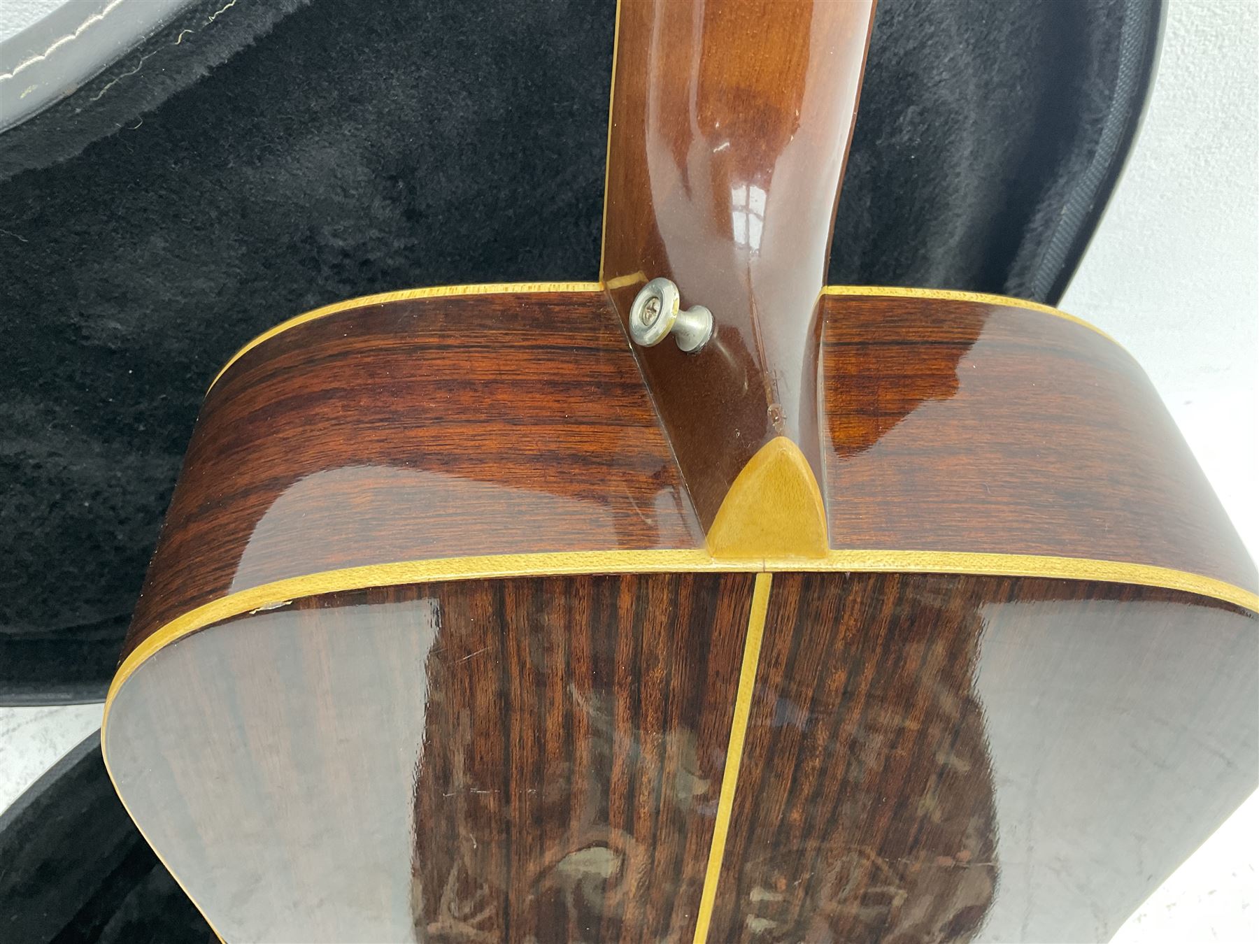 Vintage Daion twelve-string acoustic guitar L107.5cm; in hard carrying case